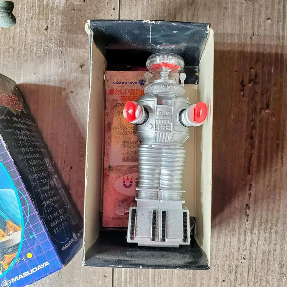 1985 Masudaya Lost in Space Robot YM-3 B-9 Wind up Japanese Toy Figure 80s - Picture 2 of 14